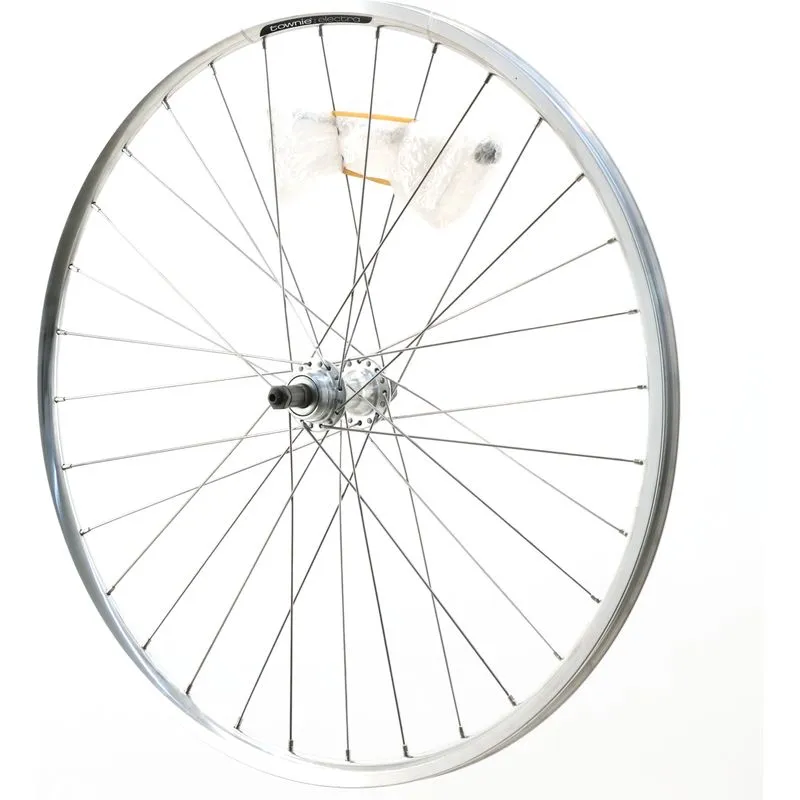 Electra Townie 7D 26" Rear Wheel, Clincher, 135mm threaded Hub , QR, Schrader