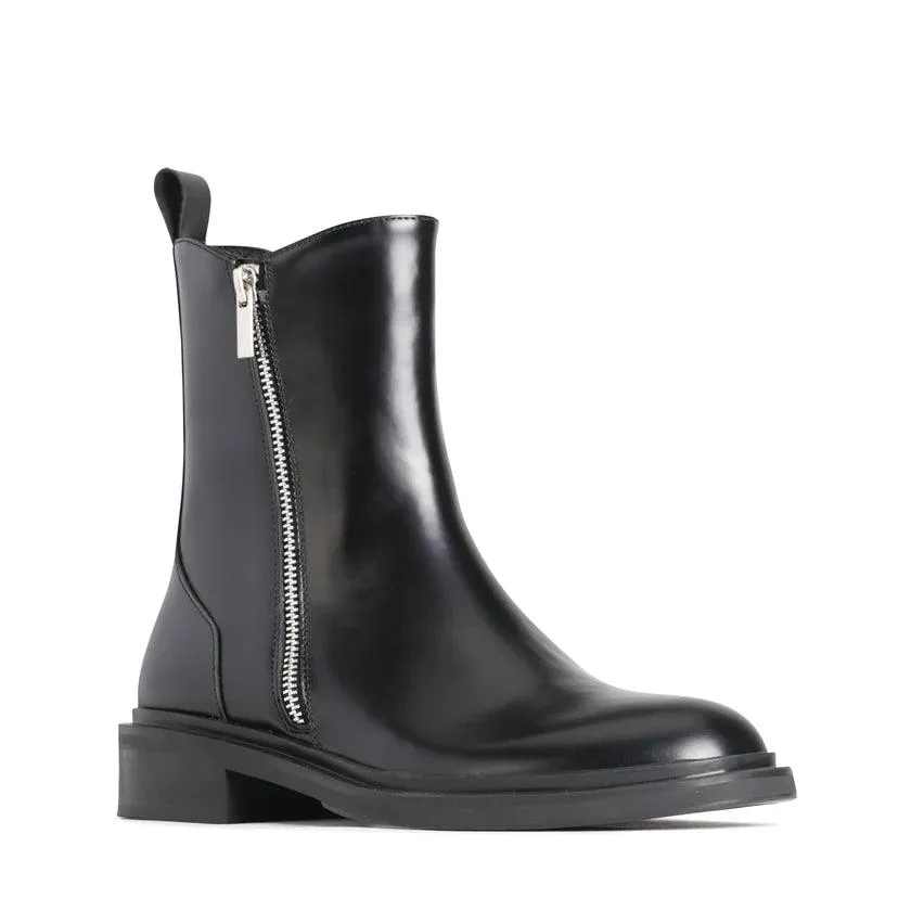 EOS Collete Boot in Black Box Leather