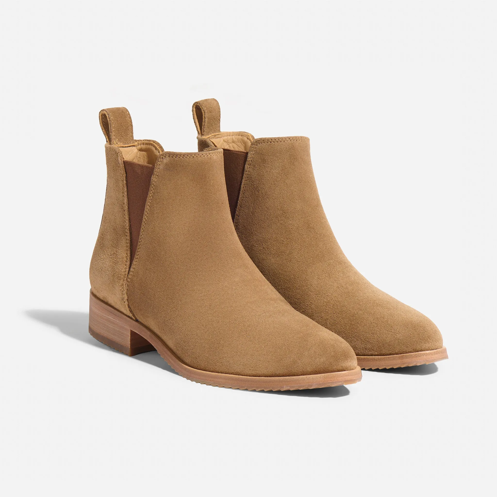 Eva Everyday Chelsea Boot Taupe Suede