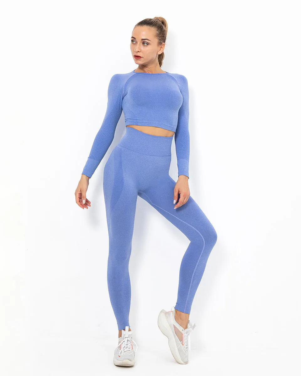 Felicity Seamless Leggings - Light Blue