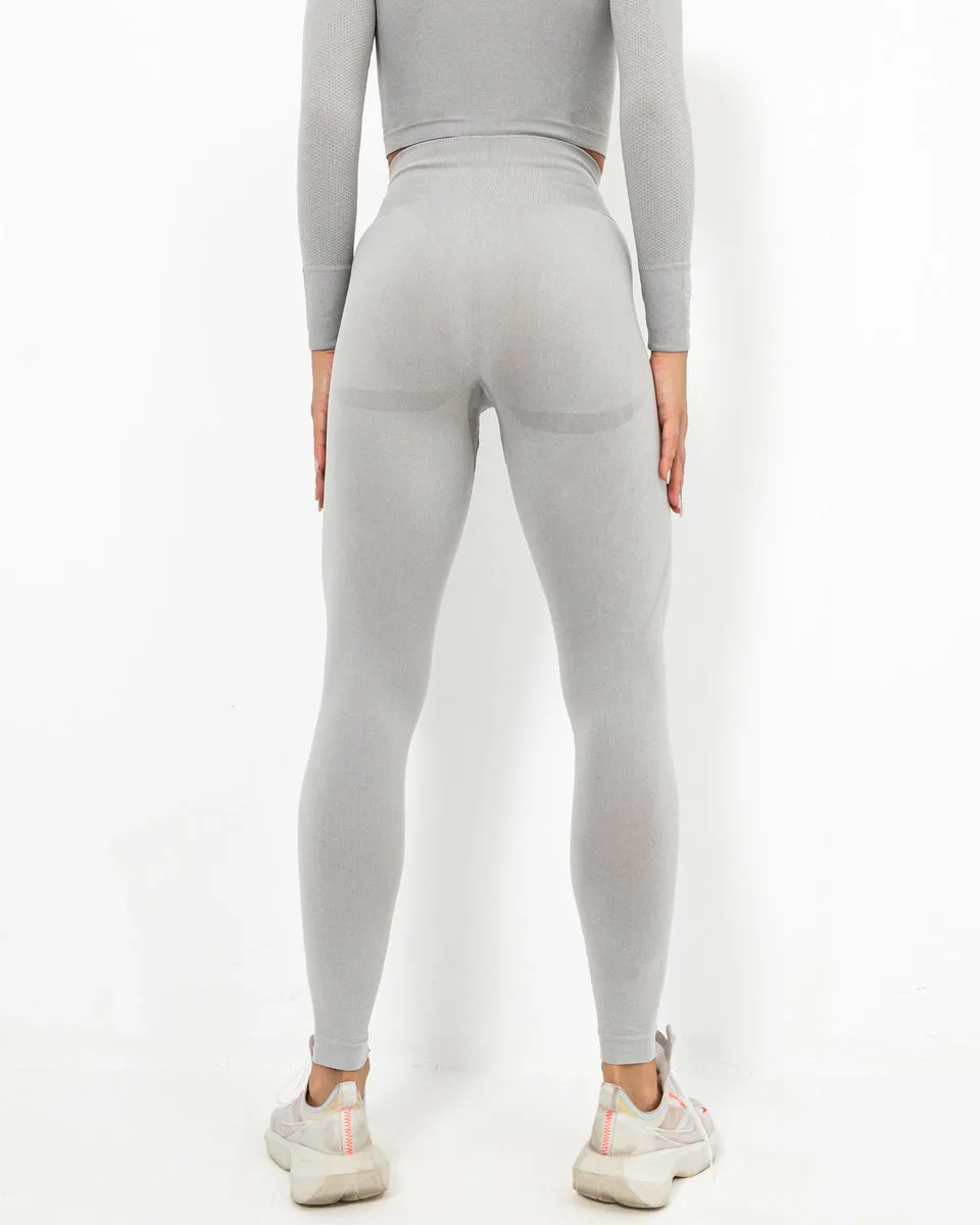 Felicity Seamless Leggings - Light Grey