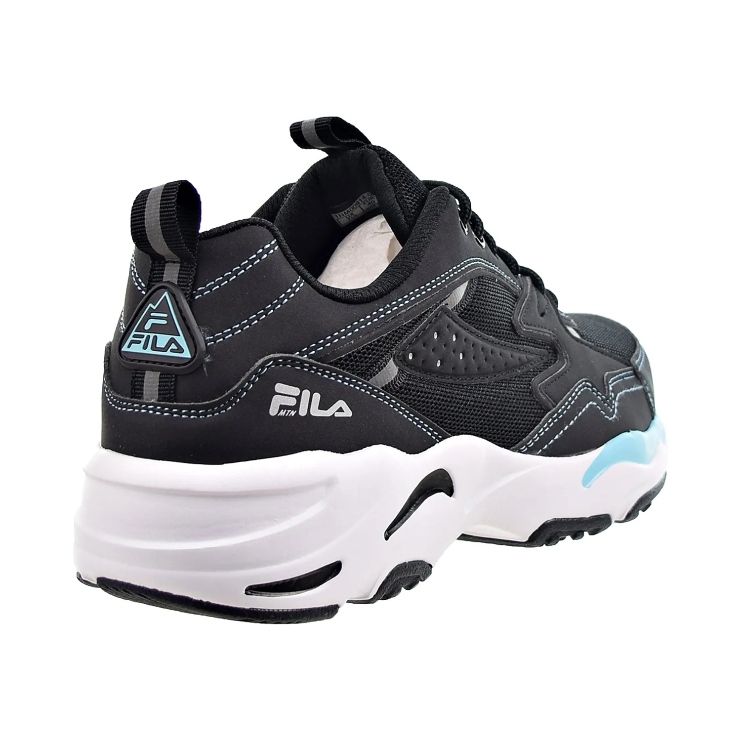 Fila Trail Tracer Men's Shoes Black-White-Metallic Silver