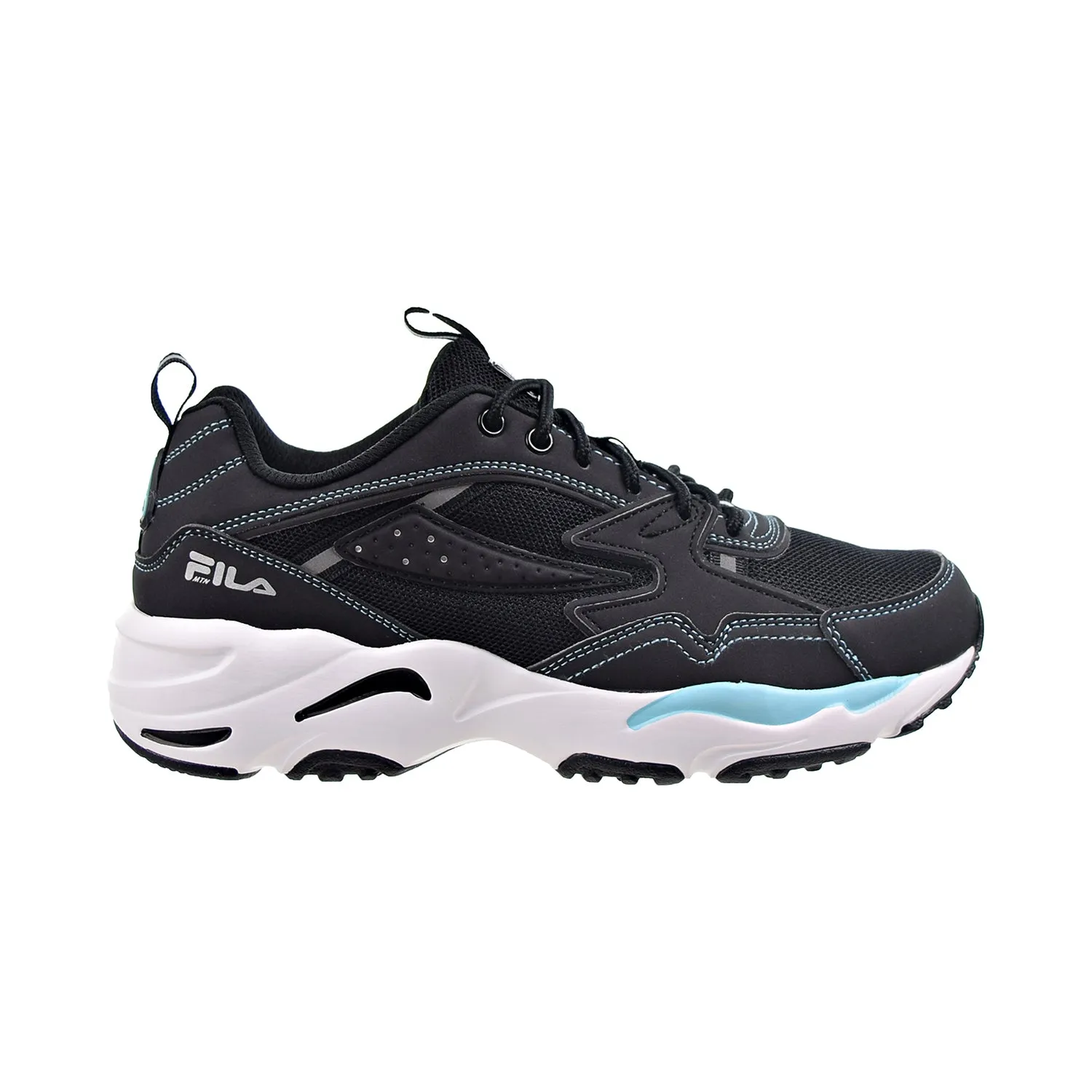 Fila Trail Tracer Men's Shoes Black-White-Metallic Silver