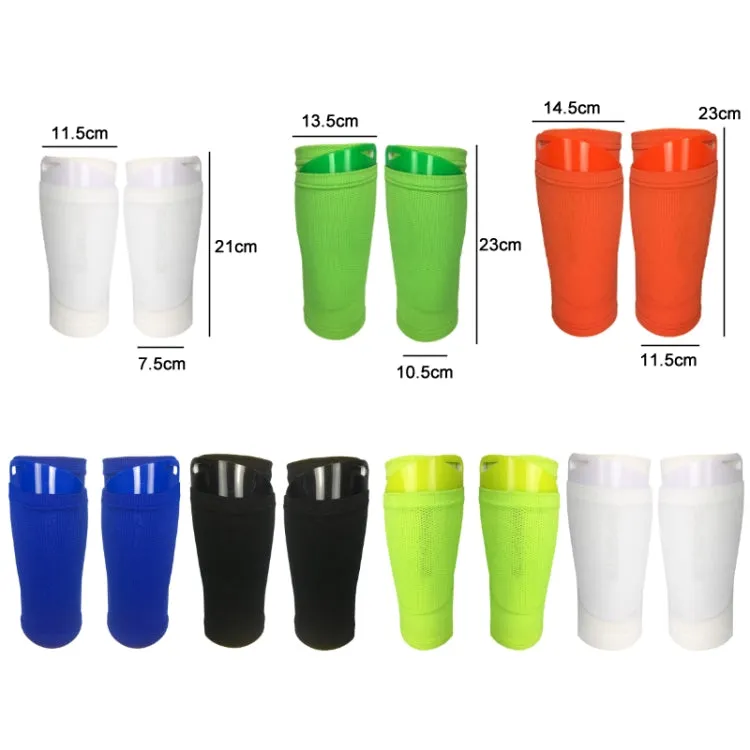 Football Shin Pads   Socks Sports Protective Equipment, Color: Green (L)