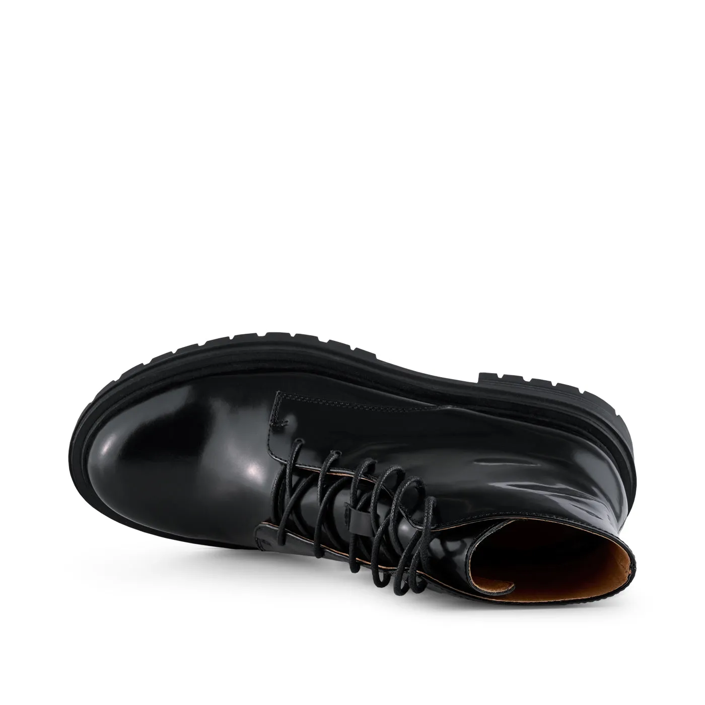 Franka boot leather - BLACK