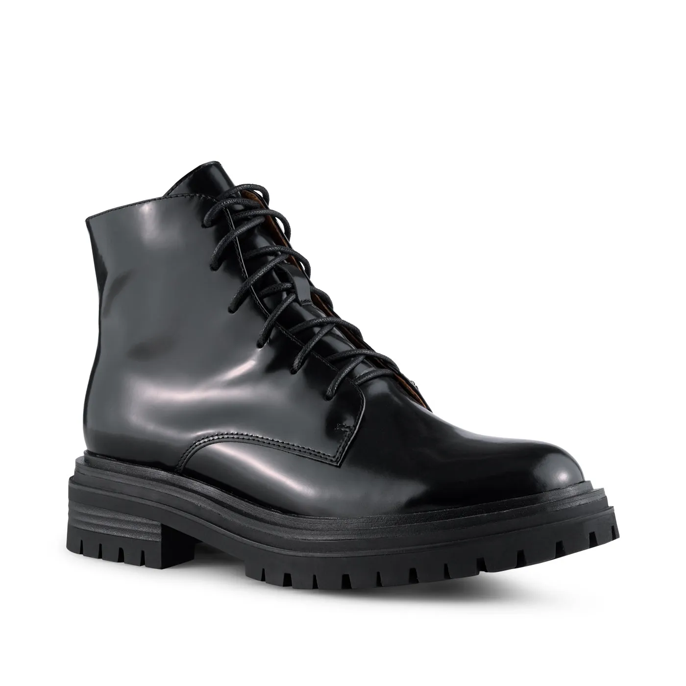 Franka boot leather - BLACK