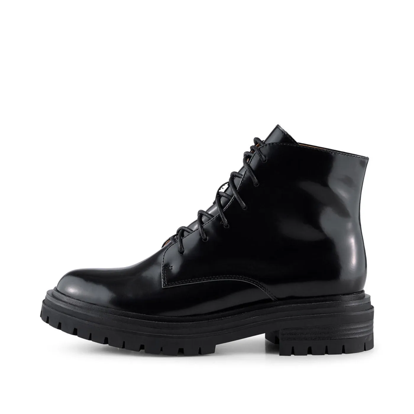 Franka boot leather - BLACK