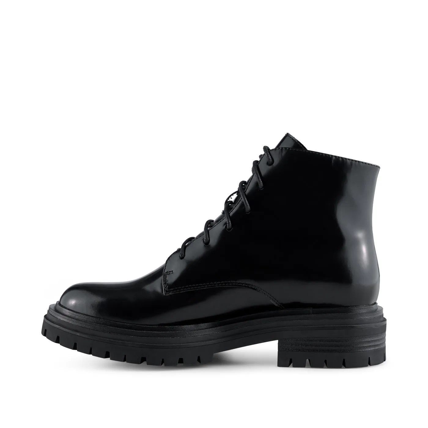 Franka boot leather - BLACK