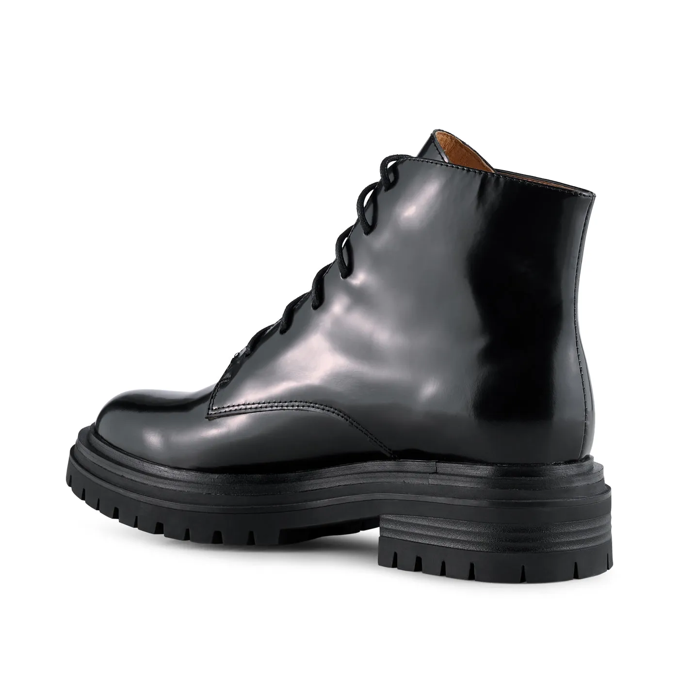 Franka boot leather - BLACK