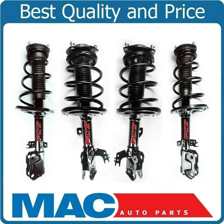 Front & Rear Coil Spring Struts 4Pc Kit for Toyota Camry SE 3.5L 2012-2017