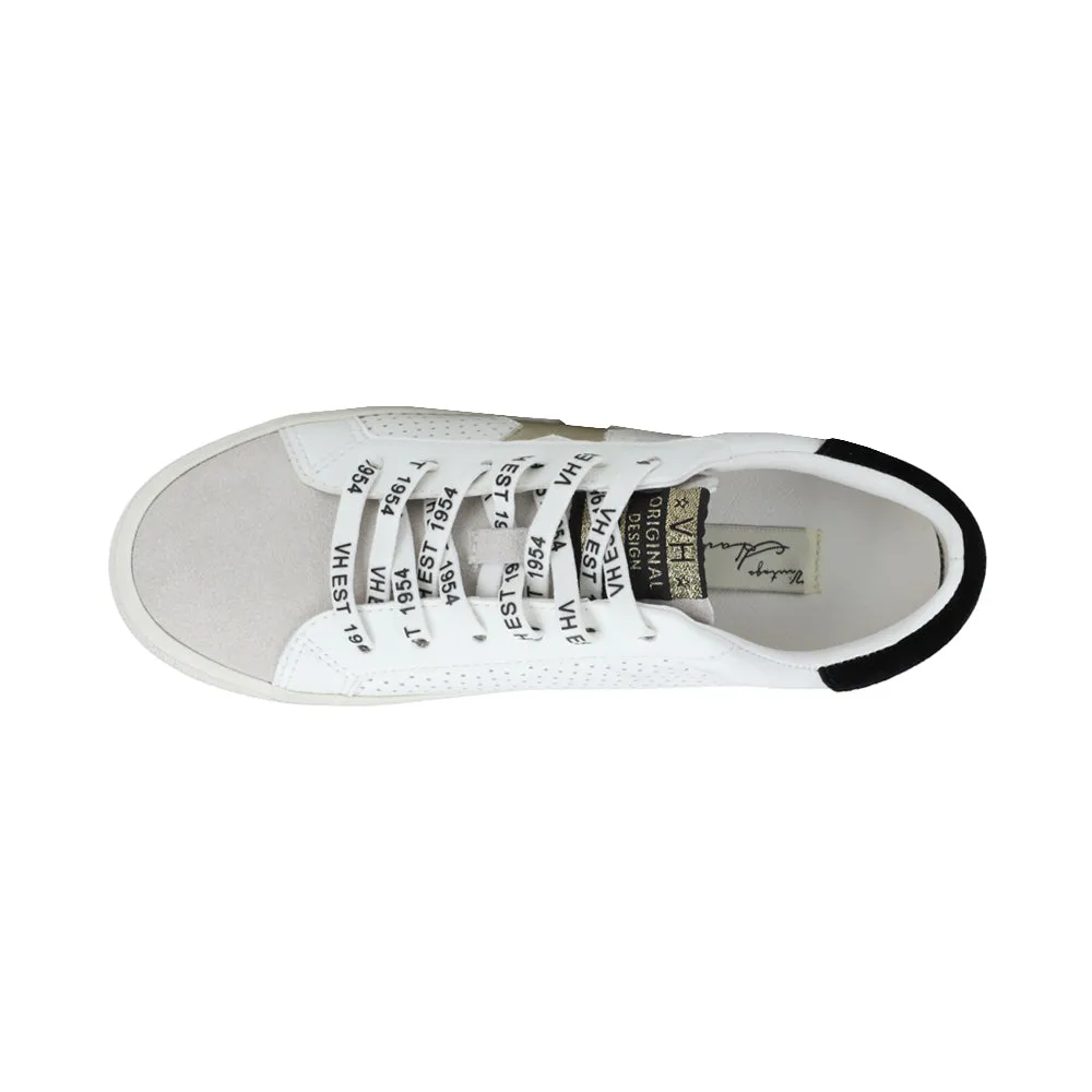 Gadol Metallic Lace Up Sneakers