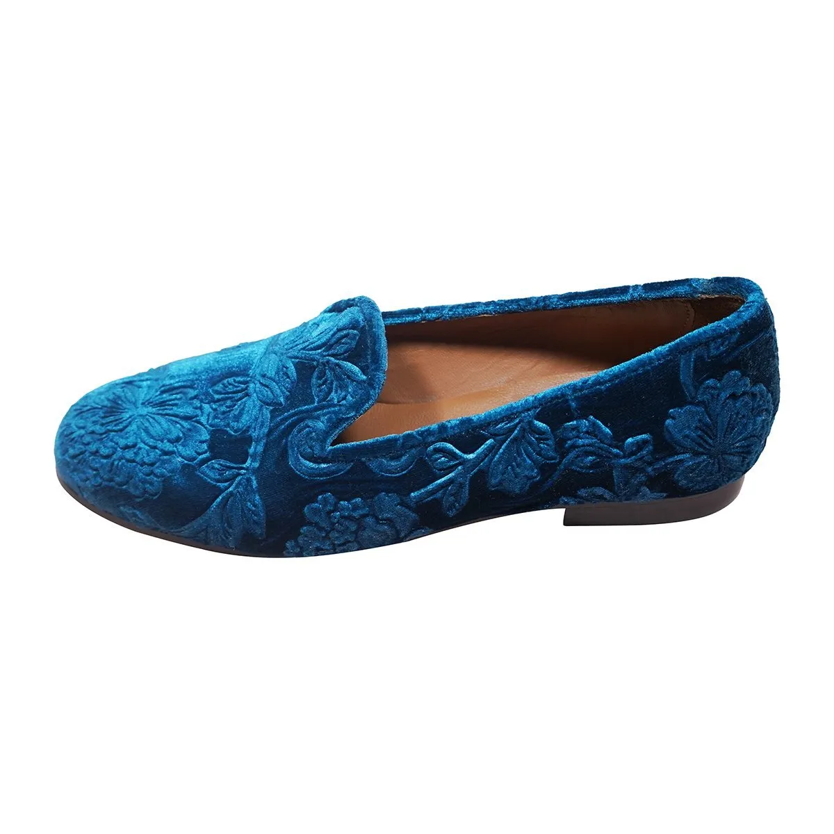 Gainsborough Slippers Turquoise - Fabula & Tales