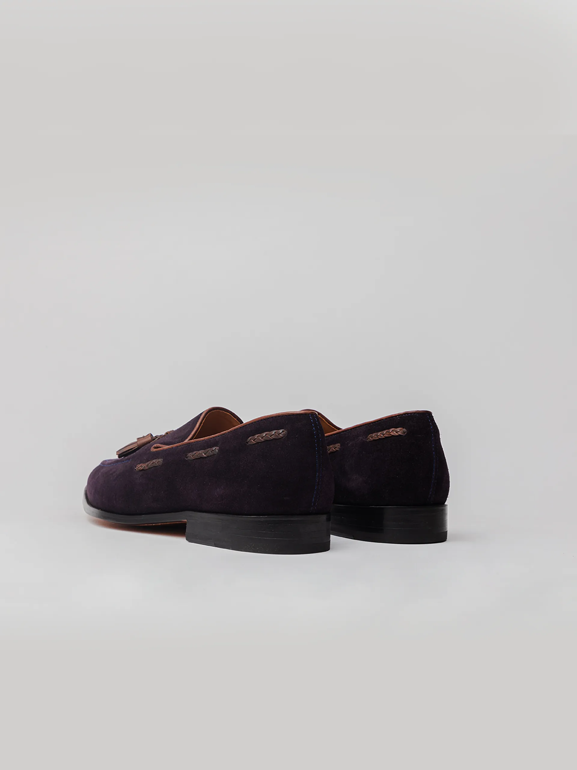 Geoffrey Tassel Loafer - Dark Navy Suede