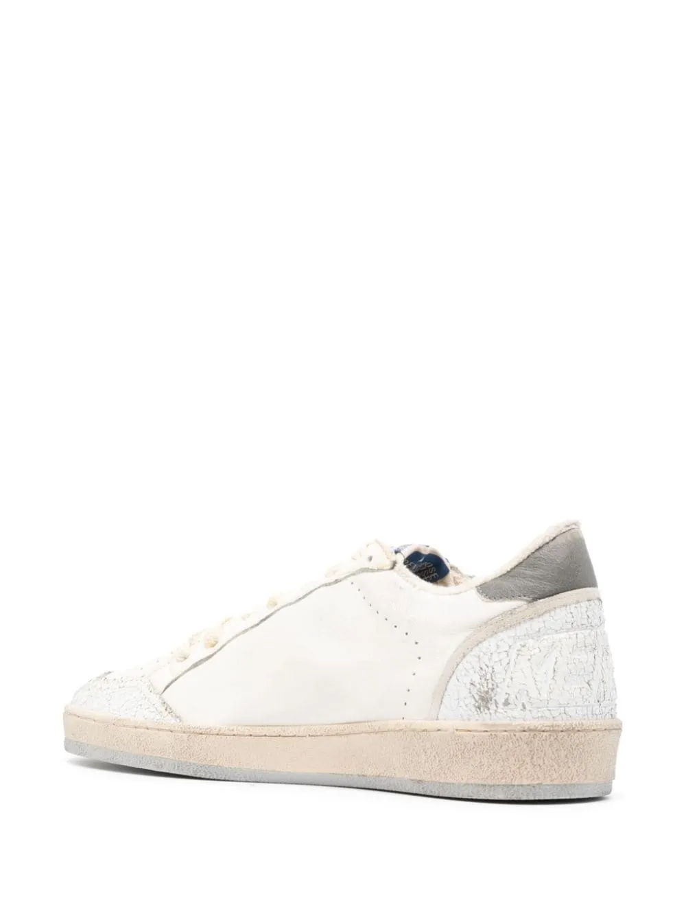 GOLDEN GOOSE Classic White Leather Sneakers for Men