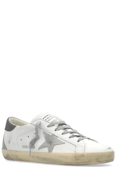 GOLDEN GOOSE White and Grey Winter Sneakers for Women - FW24 Collection