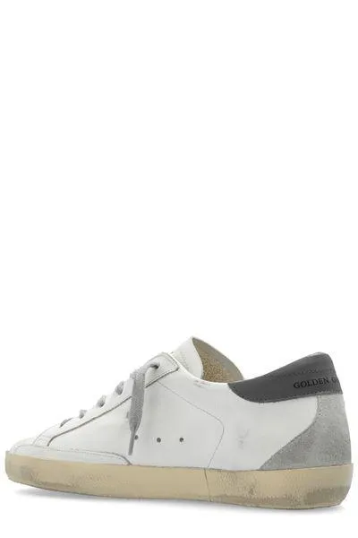 GOLDEN GOOSE White and Grey Winter Sneakers for Women - FW24 Collection