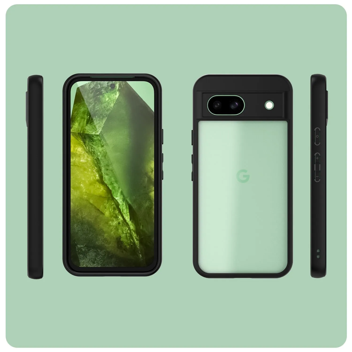 Google Pixel 8a Back Cover Case | Hybrid - Clear