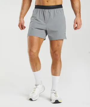 Gymshark Apex 5" Hybrid Shorts - Drift Grey