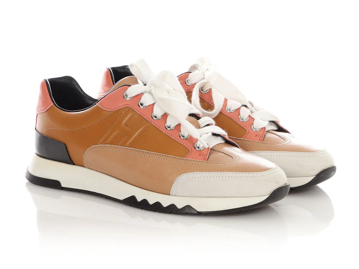 Hermès Brown Trail Sneakers