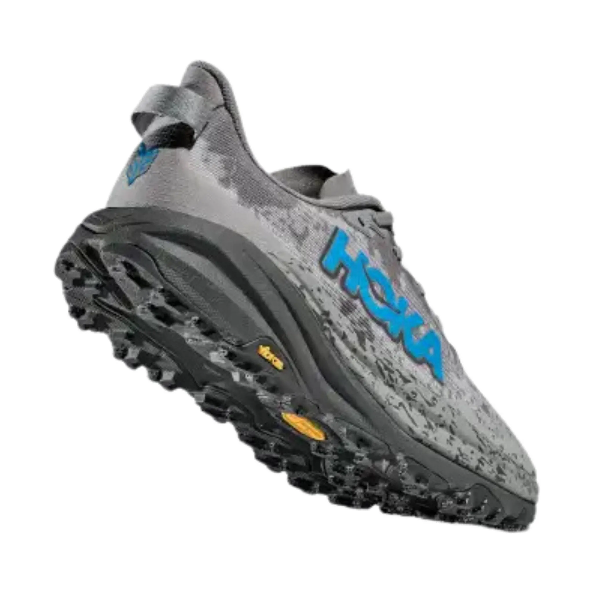 HOKA Men's Speedgoat 6 Trail Running Shoes - Galactic Grey/ HOKA Blue