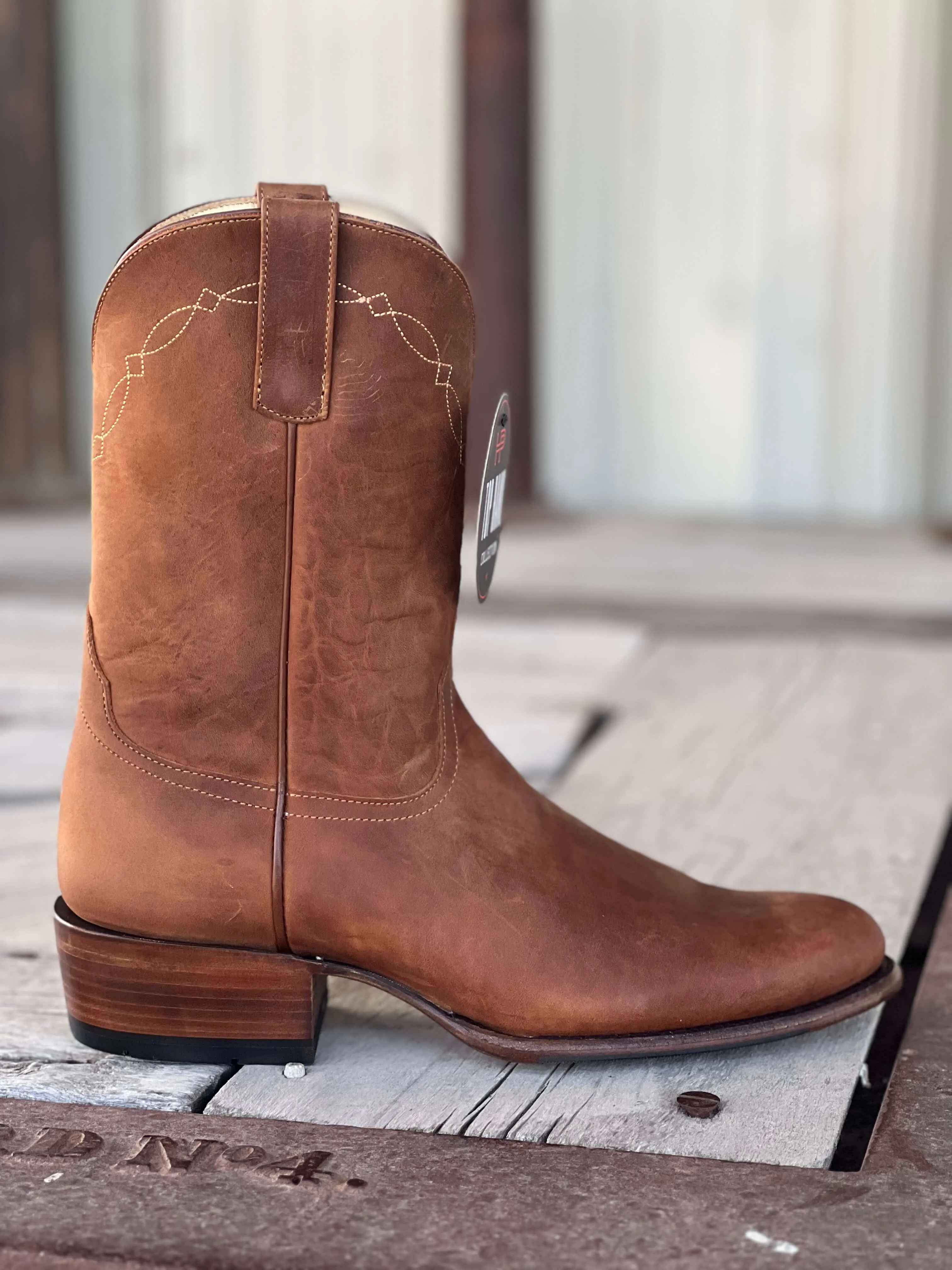 Horse Power Top Hand  | Honey Crazy Horse Boot