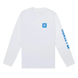 Hurley Everyday Hybrid UPF Longsleeve Rashguard - White