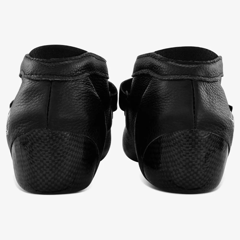 Hybrid Carbon Roller Derby Skate Boots Leather