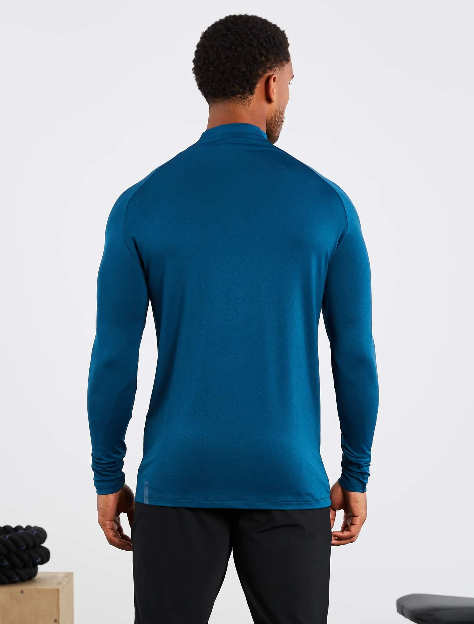 Hybrid Everyday 1/4 Zip - Blue Marl