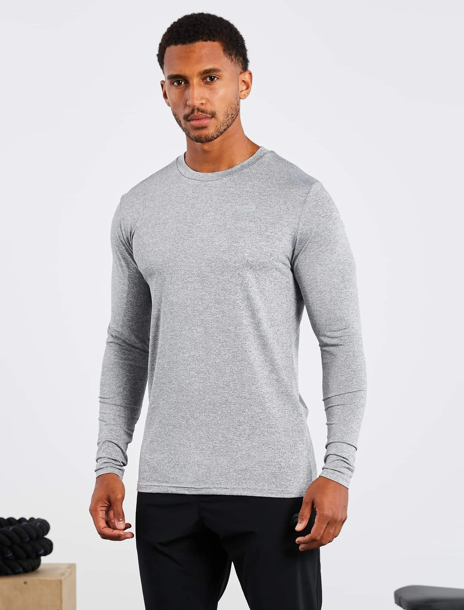 Hybrid Everyday Long Sleeve - Grey Marl