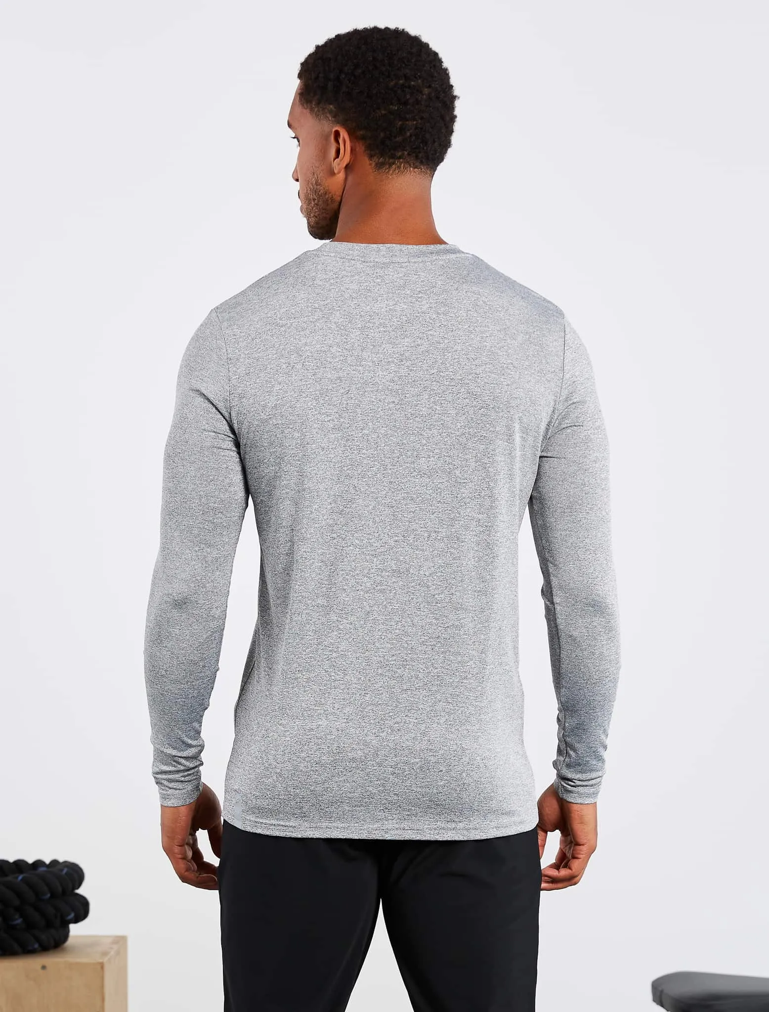 Hybrid Everyday Long Sleeve - Grey Marl