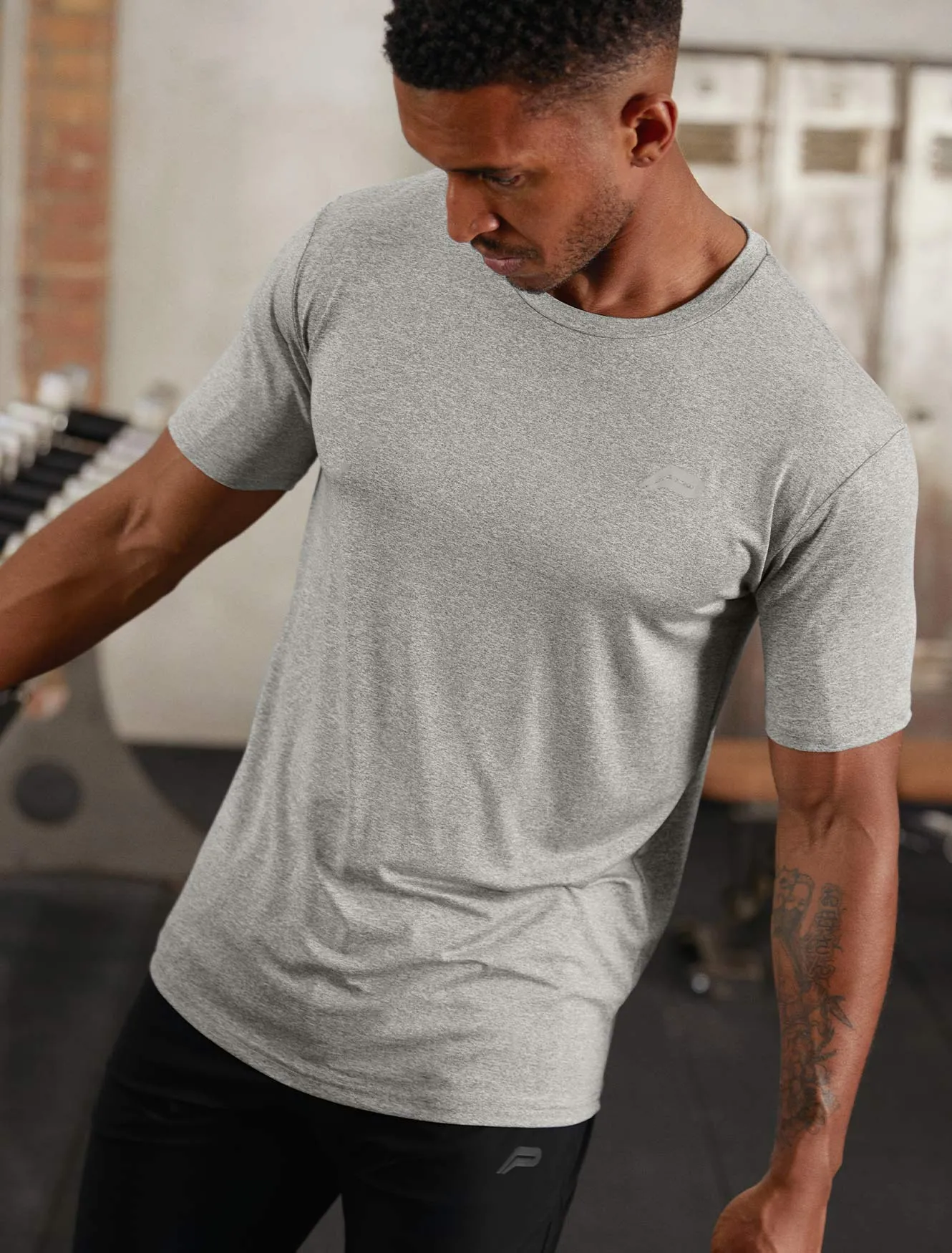 Hybrid Everyday T-Shirt - Grey Marl