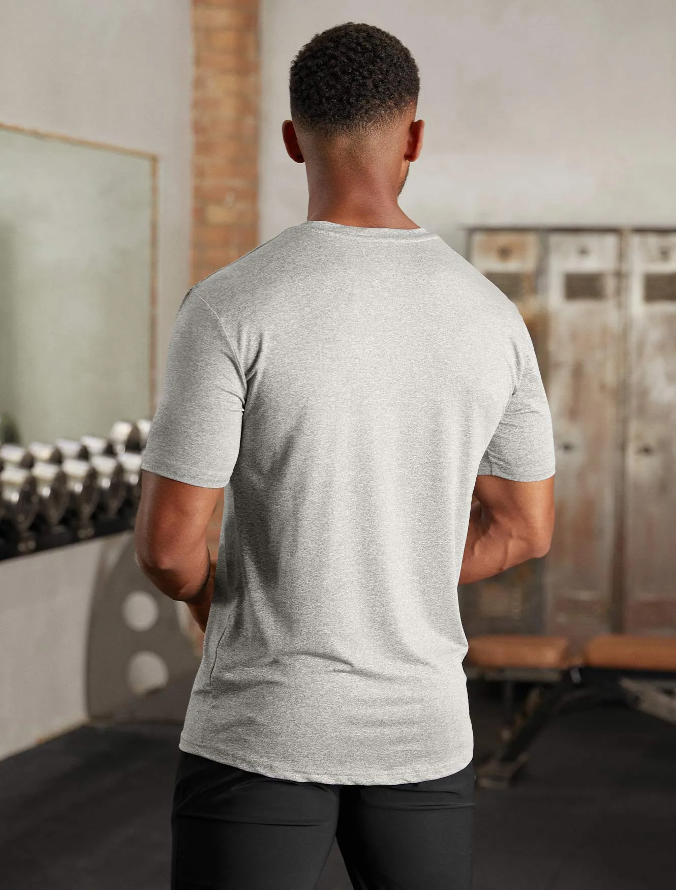 Hybrid Everyday T-Shirt - Grey Marl