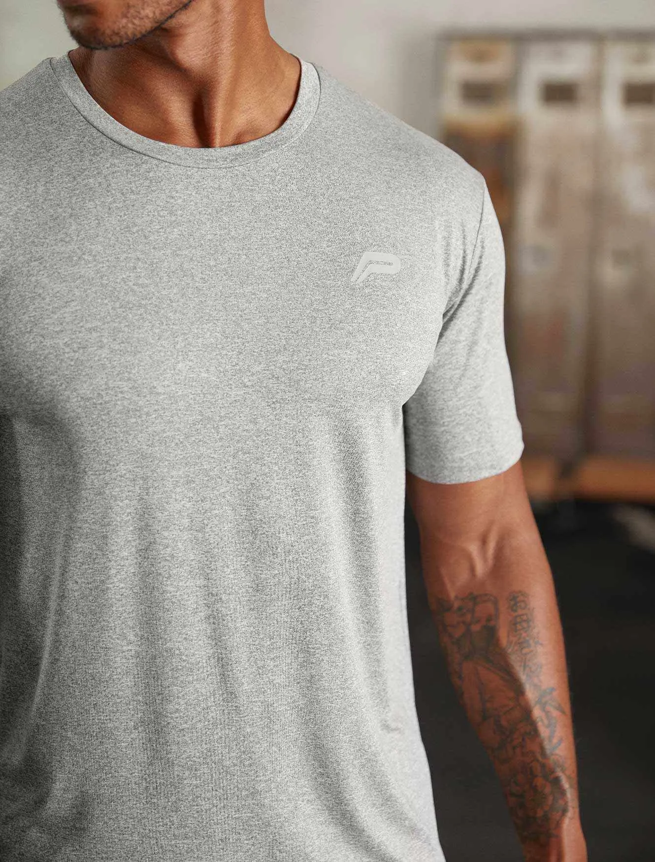 Hybrid Everyday T-Shirt - Grey Marl