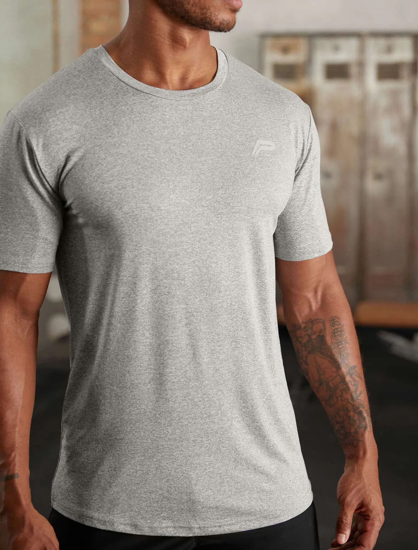 Hybrid Everyday T-Shirt - Grey Marl