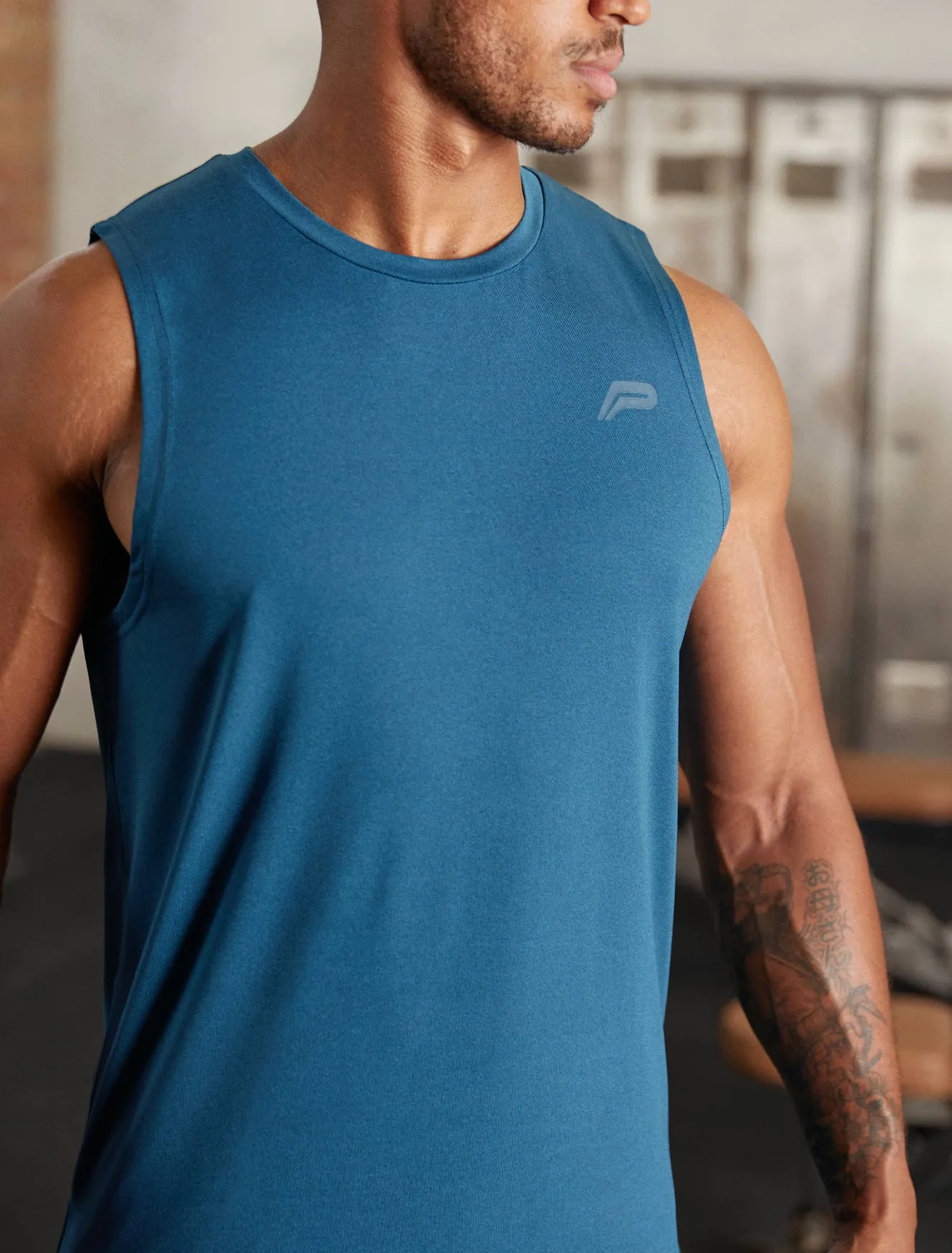 Hybrid Everyday Tank - Blue Marl