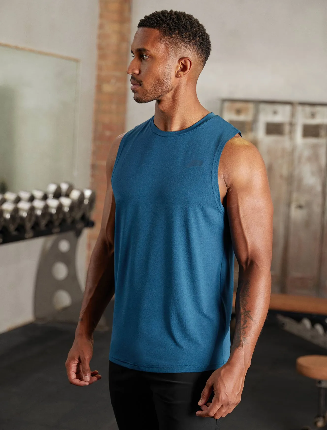 Hybrid Everyday Tank - Blue Marl