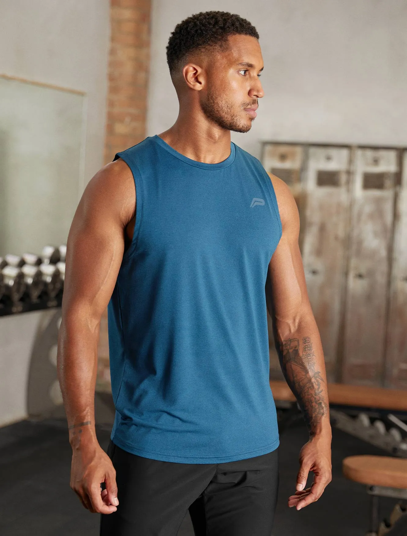 Hybrid Everyday Tank - Blue Marl