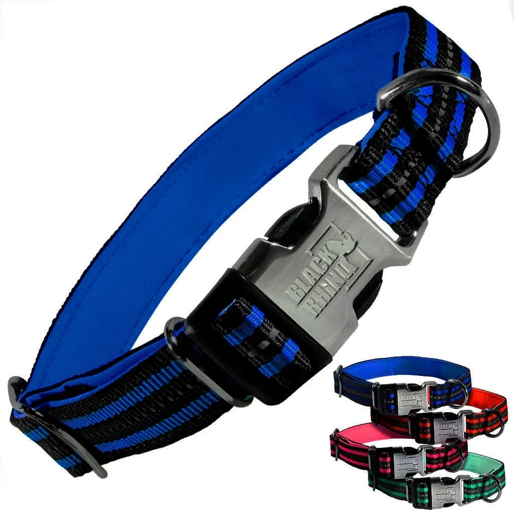 Hybrid Striped Dog Collar (Small/Medium/Large) For Medium Large Breeds | Heavy Duty