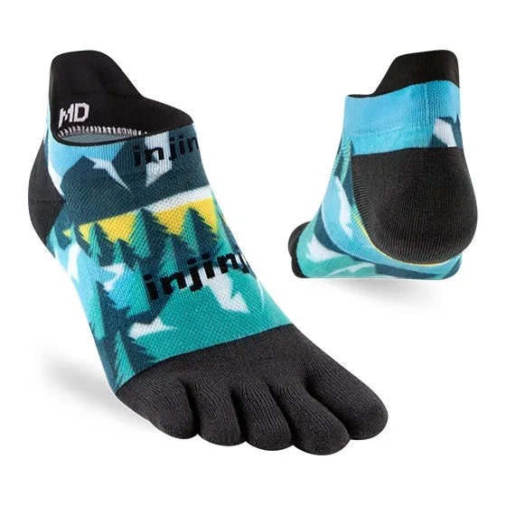 Injinji Run Sock | Lightweight | No Show | Evergreen