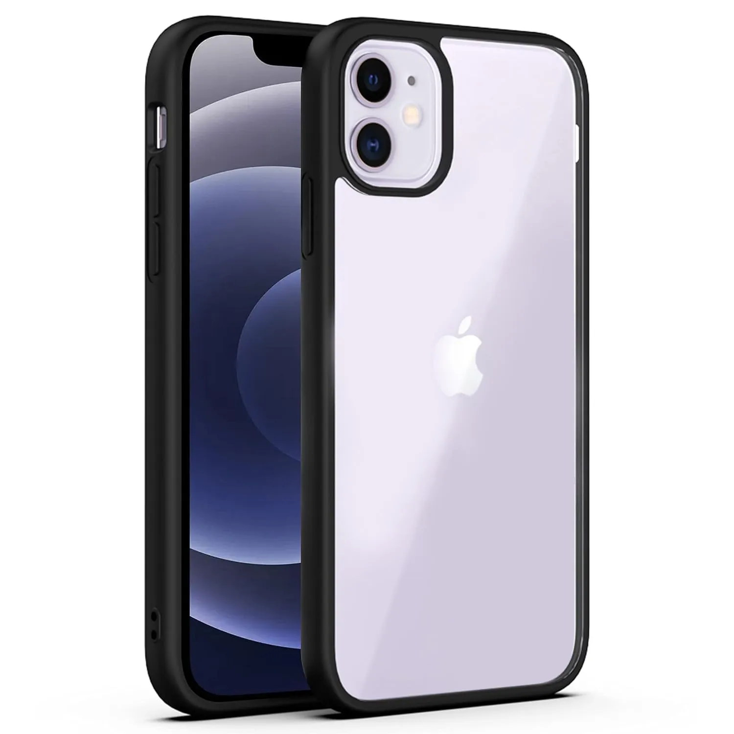 iPhone 12 Back Cover Case | Hybrid - Black