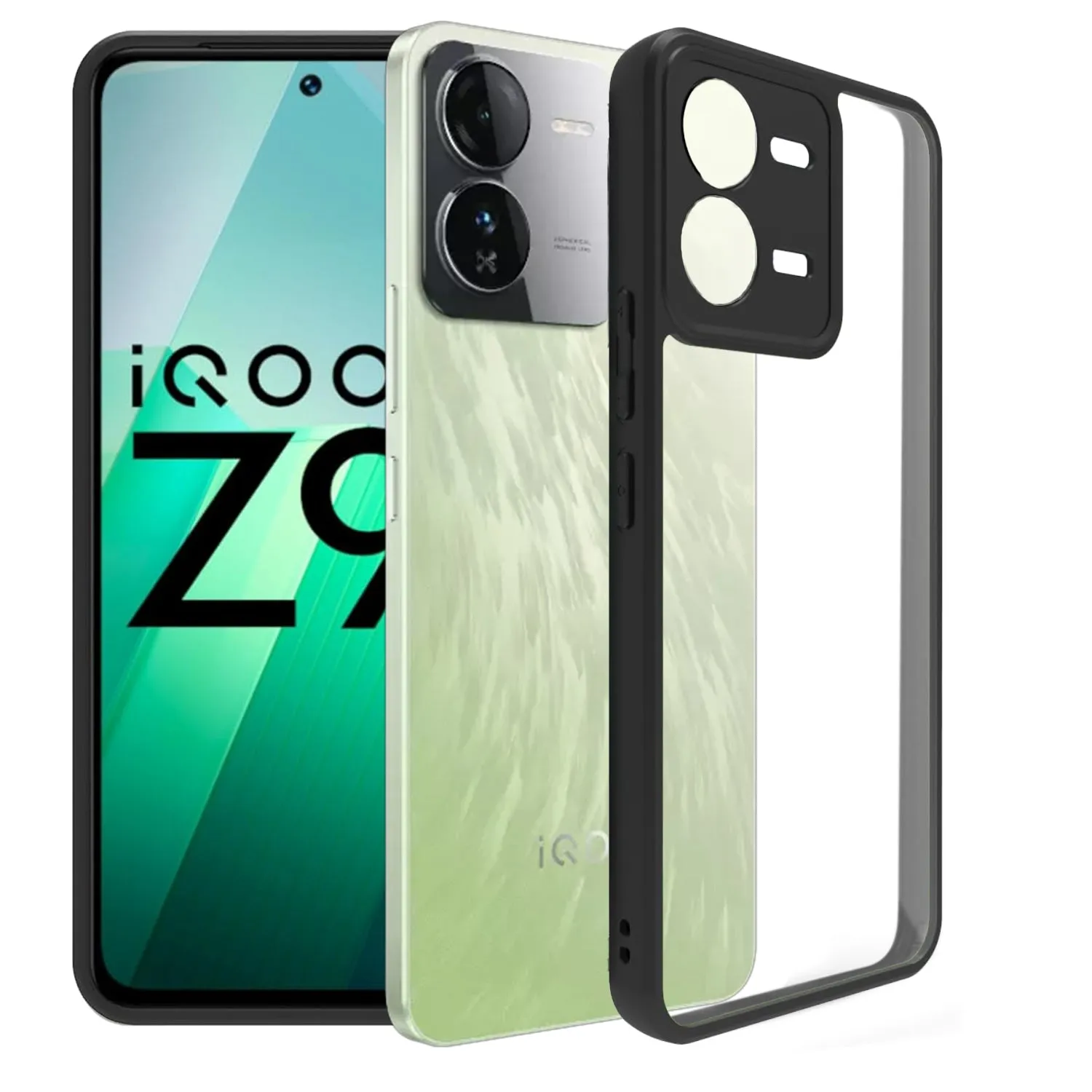 iQOO Z9 Back Cover Case | Hybrid - Clear