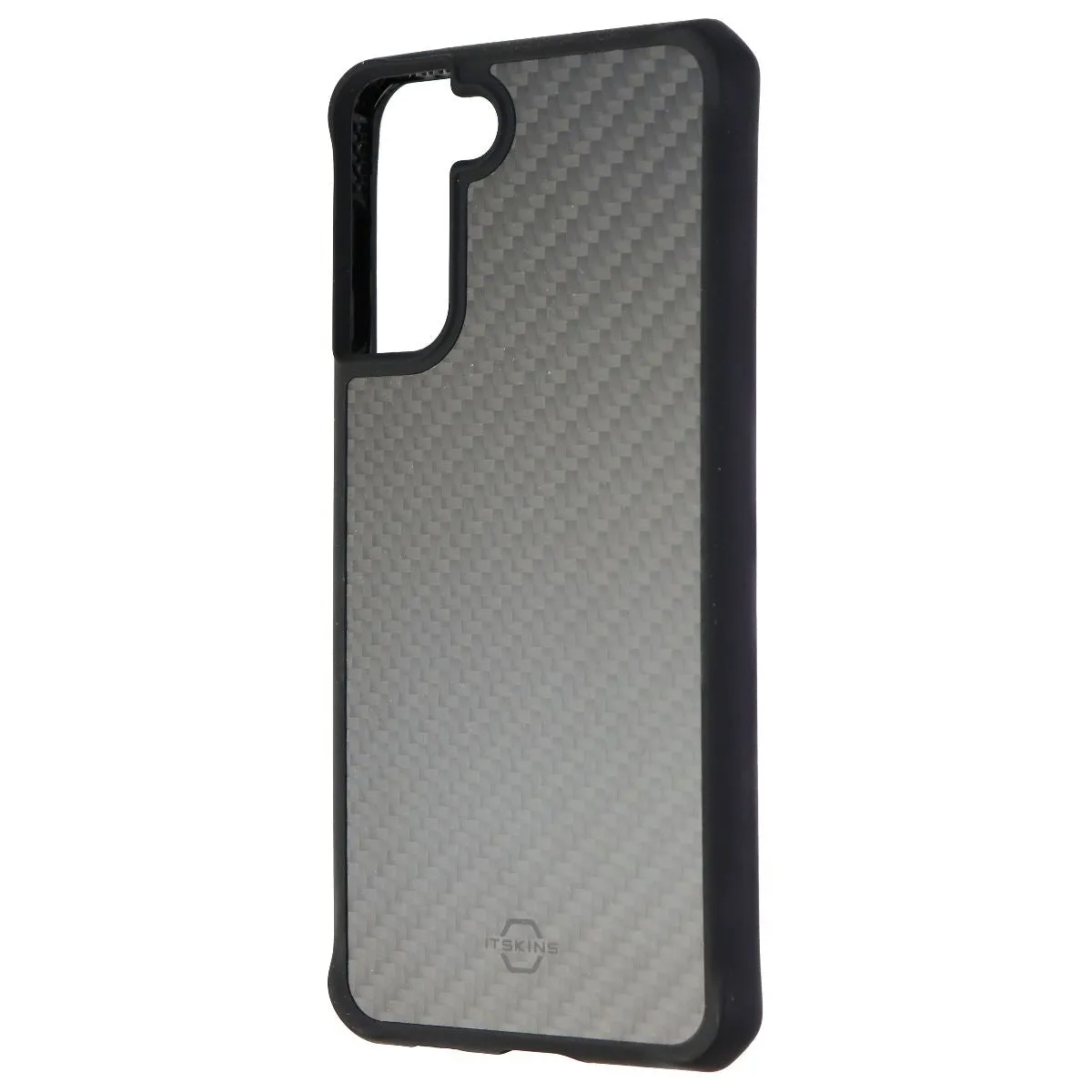 ITSKINS Hybrid Carbon Series Hard Case for Samsung Galaxy (S21 ) - Black