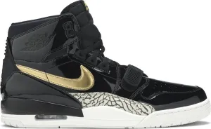 Jordan Legacy 312 Black Gold sneakers, black