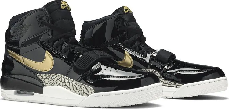 Jordan Legacy 312 Black Gold sneakers, black