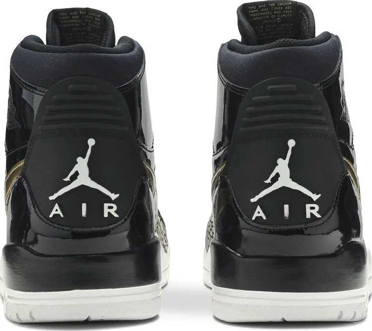 Jordan Legacy 312 Black Gold sneakers, black