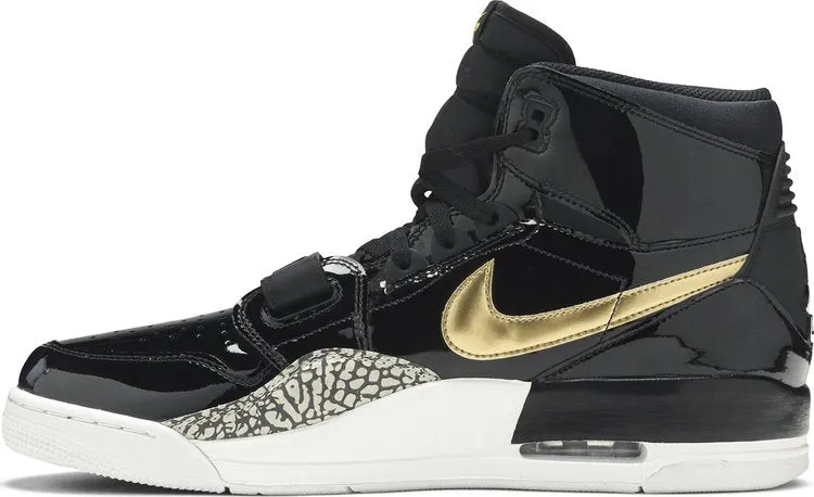 Jordan Legacy 312 Black Gold sneakers, black