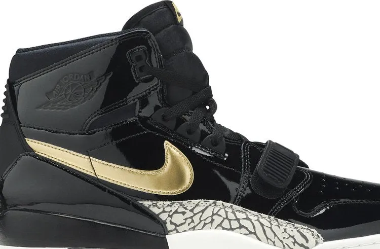 Jordan Legacy 312 Black Gold sneakers, black