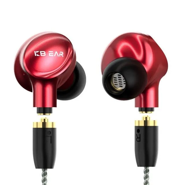 KBEAR Ormosia 10mm Dynamic Composite BA In-Ear Monitor MMCX Earphone