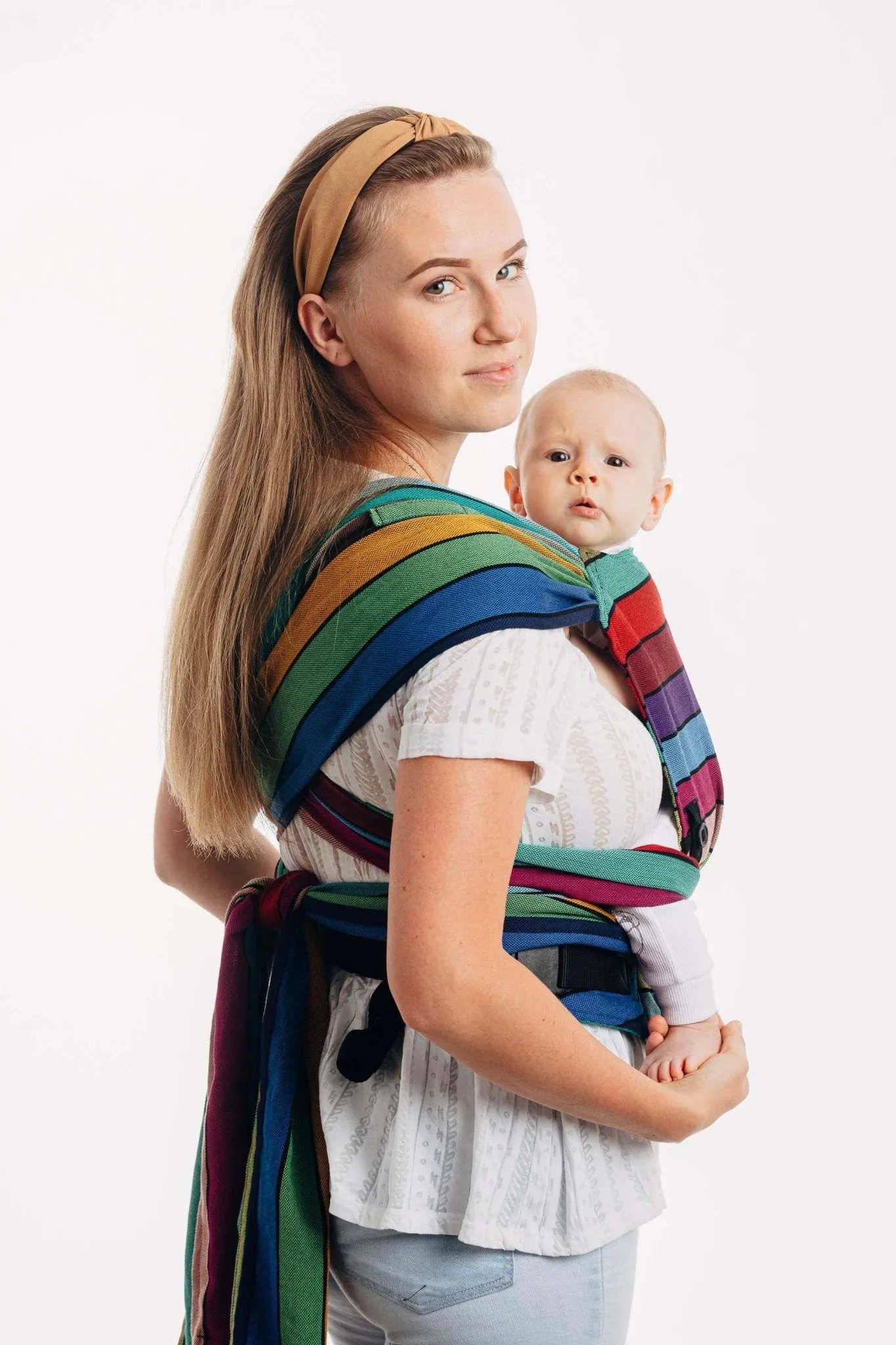 LennyLamb Hybrid Half Buckle Baby Carrier Carousel Of Colour