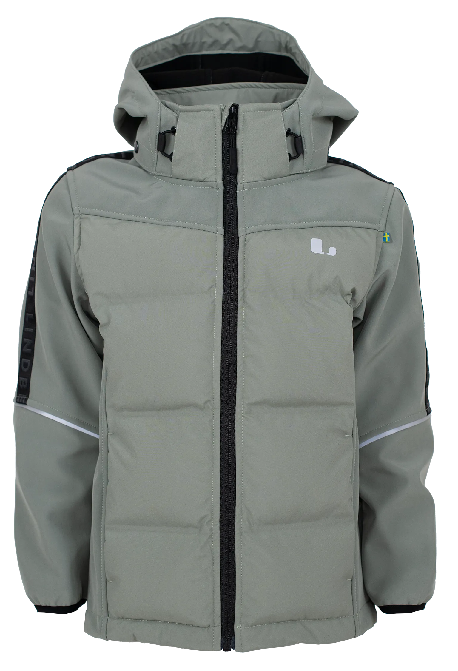 Lindberg Kids&#x27; Mac Hybrid Jacket Green | Buy Lindberg Kids&#x27; Mac Hybrid Jacket Green here | Outnorth